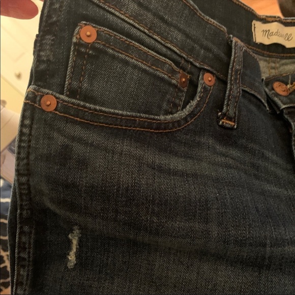 Madewell High Rise Skinny Distressed Jeans Size 28 EUC - Picture 7 of 16